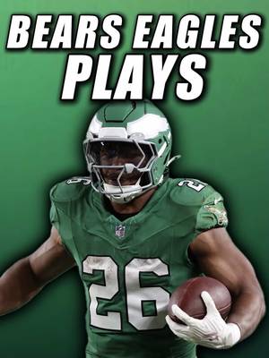 🚨Bears vs Eagles plays! #nflpicks #jalenhurts #football #nfl #saquonbarkley