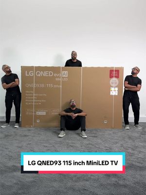 Unboxing LG’s first 115 INCH TV 🤯 The new 2026 LG QNED evo AI QNED93 115 inch MiniLED 4K TV (needed a few more SideSaf’s for this one 😎) #asmr #loop #lgqned93 #unboxing #supersaf LGPartner