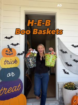#Ad Boo Baskets are back! 👻🎃 And @H-E-B has SO many fun new Halloween finds this year! Growing up, our neighbors always surprised us with little Boo Baskets filled with treats, so this year we’re starting the tradition with our own! 🥹 As an H-E-B ambassador, I’m so excited to share some of the fun new holiday finds we spotted. The holiday section is extra spooky this year with everything from Once Upon a Treat candies to fuzzy blankets, kids’ crafts, themed cups, bath bombs & more! 🍬 A few of our favorite new candy finds: • Once Upon a Treat Milk Chocolate Cowboy Boo • Once Upon a Treat Zombie-licious Gummy Mix • Once Upon a Treat Haunted Candy Corn Maze What are you putting in your Boo Baskets this year? 👻 And does your neighborhood do this fun tradition?! #HEB #HEBFinds #BooBaskets #TexasFood 