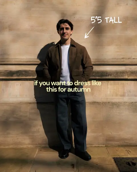 if you’re in need of outfit inspo, especially if you’re on the shorter side, this is the account to follow 5’5 and proof you don’t need height to dress well #shortking #mensoutfits #outfitideas #mensstyle #autumnfashion 