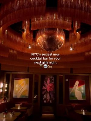 NYC’s sexiest new cocktail bar 🪩🍸 Bar CC from the team behind Crane Club ✨ #nyccocktailbars #nycbars #nycnightlife #nyctiktok #nycnewopenings