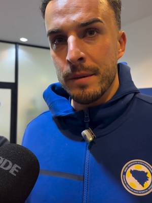 Tabakovic,Hasic i Gigovic nakon pobjede protiv Rumunije. 🇧🇦🐲 #fifaworldcup2026 #uefanationsleague 