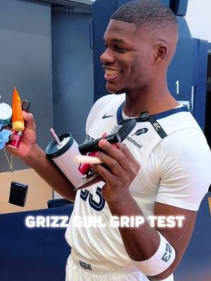 Grizz Guys 🐻 vs Girl Grip Test ✨ #memphisgrizzlies #girlgrip 