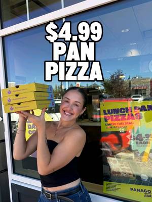 Lunch just got a little easier 🍕 @shay stopped into Panago to try the 8-inch Pan Pizza lunch deal, and you can choose from Cheese, Pepperoni or Veggie. The $4.99 Pan Pizza is available for a limited time, 11AM–3PM daily, walk-in only, and is available with Daiya Dairy Free Cheese with no other substitutions. Panago is 100% Canadian Owned, Canadian Operated, and Canadian Proud. Find your nearest Panago at panago.com. #ad @Panago Pizza #Panago #PanPizza 