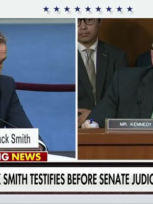 "You really wanted President Biden to be reelected, didn't you?" Sen. John Kennedy presses former special counsel Jack Smith during a Senate hearing over his prosecution of President Trump. "I have no views about that. My job as a prosecutor was to enforce the law." Smith says he wanted to prosecute the case because he believed there was proof beyond a reasonable doubt that Trump committed "incredibly serious crimes."