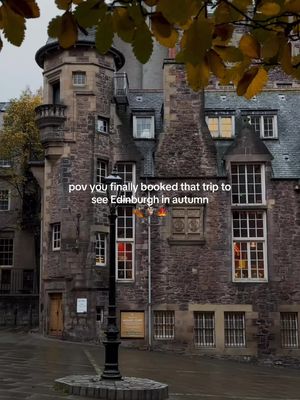 Pov you finally booked that autumnal trip to Edinburgh 🍂👻🍁🦉 #edinburgh #Scotland #autumn #visitscotand 