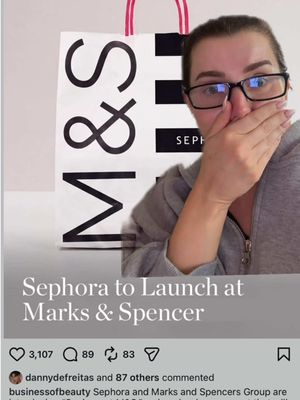 SEPHORA LAUNCHING IN M&S HALLELUJAH 🤸🏼🍪💄🛍️ a day spent in one of these joint stores will be the best day ever surely??? @Sephora UK @Marks and Spencer #fyp #foryou #makeup 