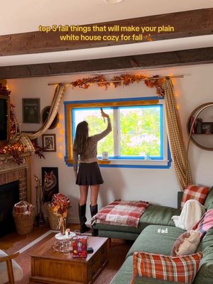 #AD My top 5 fall things that will make your plain white house cozy for fall, from favorite fall decor finds to hacks I use every year to add seasonal warmth and whimsy to my space. You already know a whimsical coffee bar stocked with @Starbucks coffee + Pumpkin Spice Latte Inspired Non-Dairy Creamer is top of the list! #StarbucksAtHome