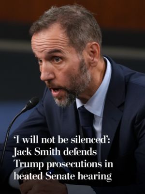 Former special counsel Jack Smith faced the Senate Judiciary Committee to defend his efforts to prosecute President Trump. The proceeding quickly devolved into an opportunity for his critics to deliver a public tongue-lashing. “You make me want to throw up in my mouth,” Sen. John Kennedy (R-Louisiana) told Smith at one point.