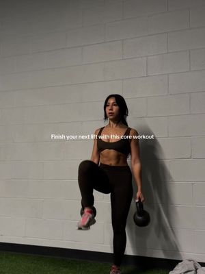 Save this quick core workout for the end of your next lift 🤝 3 simple moves for core strength, stability + control. 3 rounds: Farmer marches: 10–12/side Side plank + leg raise: 8–10/side Toe taps: 10–12/side 🤌 #coreworkout #corestrength #gymworkout #strengthtraining #workoutforwomen