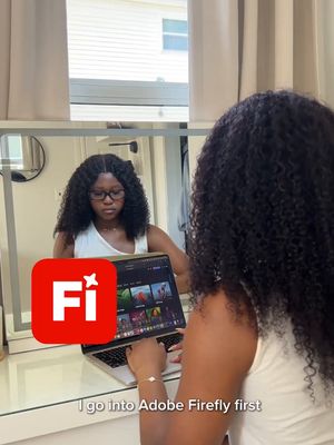 Low-res photos aren't it. 🙂‍↔️🙂‍↔️ College student @carebrosee uses Generative Upscale in Adobe Firefly to get her visuals nice and sharp for her portfolio. Students save on 20+ apps with Creative Cloud Pro!