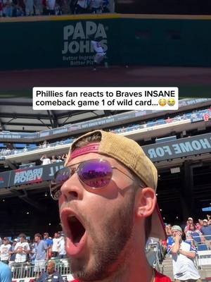 PHILLIES JUST CHOKED GAME 1 OF WILD CARD… Phillies fam reacts to Braves INSANE comeback in Game 1 of the Wild card! #MLB #baseball #braves #phillies #reaction 