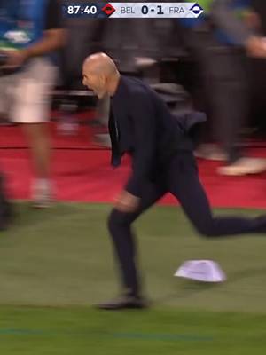 Wait for Zidane’s reaction 😅🇫🇷 #NationsLeague #MichaelOlise #ZinedineZidane 