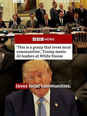 US President Donald Trump hosted a White House luncheon with top AI and tech leaders. #DonaldTrump #ElonMusk #MarkZuckerberg #AI #USNews #BBCNews