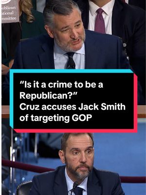 “Javert from Le Mis would look at you with astonishment."  Republican Sen. Ted Cruz accuses former Special Counsel Jack Smith of weaponizing the Department of Justice to target the GOP.  #Senate #Congress #GOP #TedCruz #JackSmith 