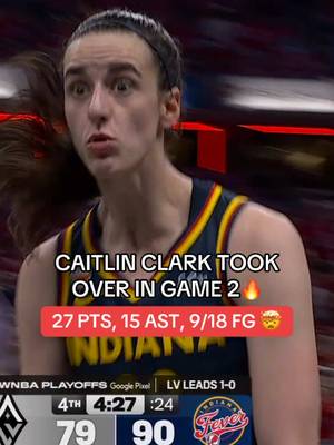 FIRST 25-POINT/15-ASSIST GAME IN WNBA PLAYOFF HISTORY 🤯 (@WNBA) #WNBA #basketball #indianafever #caitlinclark #hooper 