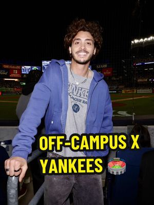 Shoutout Wellsy 😉  Thanks for coming out to Yankee Stadium, @Antonio! 🙌  #yankees #offcampus #antoniocipriano #johnlogan 