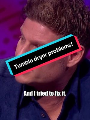 If you think that's bad...... A Tumble dryer is worth more than my life?!  A little clip from Mock The Week #funny #marriage #fyp