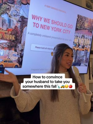 Book the trip or fear my wrath 🍎😜🗽🚕☕️🍁 #falltrip #newyork #nyc #fallinnewyork #husbandandwife 