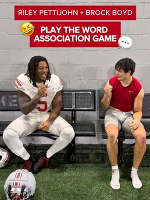 Great minds think alike 🧠 #GoBucks #OhioStateAthletics #WordAssociation #OhioStateFootball