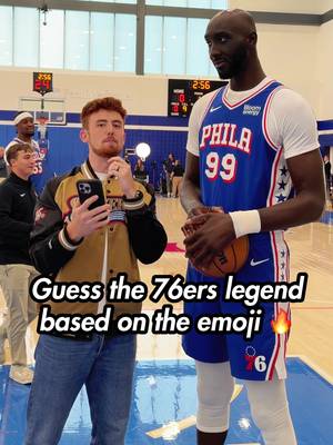 Guess the 76ers legend based on the emoji🔔🤔🏀 #76erspartner 