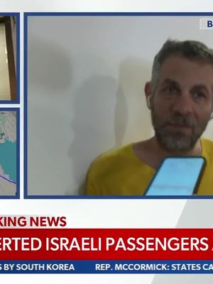 "We found out later that there was a terrorist that attacked the pilot." A passenger aboard the FlyDubai flight that made an emergency landing in Saudi Arabia recounts the harrowing experience after returning to Israel.