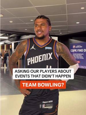 We just wanted to know how it went 🤣 #phoenixsuns #media #day #NBA #basketball 