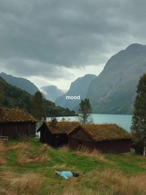 just out here touching grass 🍃🤭 📍Lovatnet, Norway  #nature #norway #lovatnet #traveltiktok 