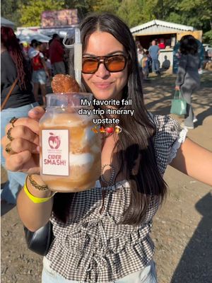 This is my second time going back to @Harvest Moon and their apple cider slushie does not dissapoint! #applepicking #nycdaytrip #thingstodoinnyc #upstateny #beaconny 