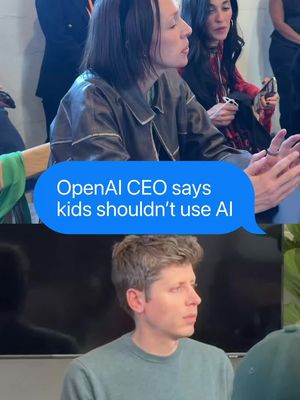 I got the chance to ask OpenAI CEO what he thinks about AI and his own kids.