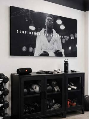 Before The World Called Him The Greatest, He Called It Himself. Shop ‘Muhammad Ali - Confidence Has No Competition’ @ the 🔗 in Bio! #MuhammadAli #WallArt #IKONICK
