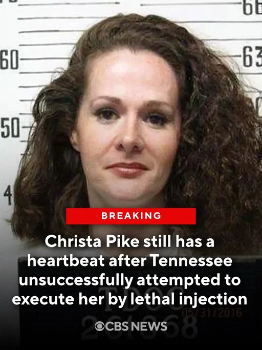 Tennessee officials on Wednesday night were unable to carry out the execution of Christa Pike, according to an emergency motion filed by her attorneys and media witness reports from The Associated Press. Pike was slated to be the first woman executed in Tennessee in the last 200 years when the Supreme Court ruled earlier Wednesday that her execution could proceed. Tap the link for the latest developments. #tennessee #breakingnews 