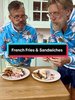 French Fries & Sandwiches with The Viking #sandwich #fries #bestfriend 