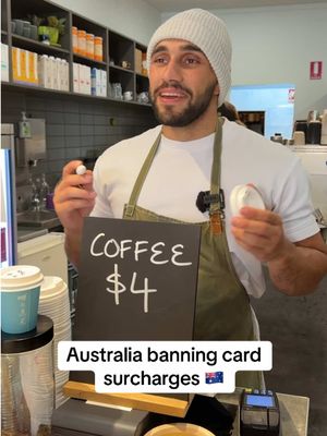 Australia banning card surcharges… make it make sense 😭 #australia 