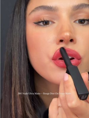 trialling the new Rouge Dior On Stage with you guys for the first time — and i think i’ve been swept off of my feet… @Diorbeauty  🩷 shades i used: 558 Rosewood Star — Rouge Dior On Stage Ink Blur Matte 422 Rosewood Glam Matte — Rouge Dior On Stage Matte 380 Nude Ultra Matte — Rouge Dior On Stage Matte 🩷 noting what i love: Ink Blur Matte: 24H no-transfer wear with intense comfort, plus a buildable soft-blur finish On Stage Matte: 24H no-transfer matte wear with a soft, lightweight feel Both have precision applicators/bullets for really easy, defined application before all applications, i prepped my lips with the Lip Glow Addict for that hydration & extra shine. #RougeDior #DiorMakeUp 