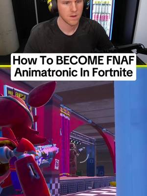 How to BECOME FNAF animatronic in Fortnite! #fyp #lachlan #fortnite #gaming 