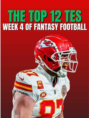 Best TEs to Start for week 4 of fantasy football #football #nfl #fantasyfootball #tightend 