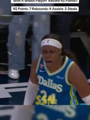 Arike Ogunbowale Saved The Dallas Wings Season With A WNBA Playoff  Record 45 Points!! @PropGPT: AI Props Analysis  #arikeogunbowale #dallaswings #paigebueckers #wnbaplayoffs #fyp