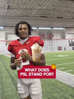 Happy PSL season 🎃☕️ #OhioStateAthletics #GoBucks #OhioStateFootball #PumpkinSpiceLatte 