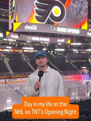 NHL on TNT’s Opening Night 🕺 The scoreboard got a little out of hand, but we had a phenomenal day in Philadelphia thanks to TNT 🙏 #NHL #flyers #nhlontnt 