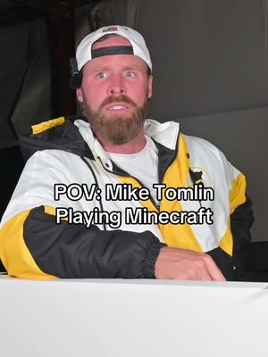 Mike Tomlin playing Minecraft was not on my bingo card #nfl #football #Minecraft #steelers #sports 