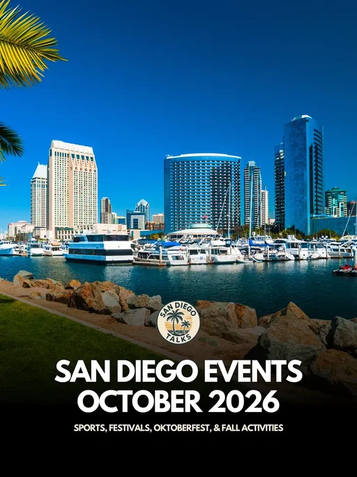 October 2 🍺 La Mesa Oktoberfest Begins October 3 🏈 SDSU Football vs. Texas State at Snapdragon | 7:30pm 🌴 Pacific Beachfest at Pacific Beach 🍔 Taste of North Park 🎃 HalGLOWeen at San Diego Zoo Begins 👻 Haunted Harvest at Fort Cross 🍺 La Mesa Oktoberfest October 4 🍺 La Mesa Oktoberfest Ends October 9 🍺 Ocean Beach Oktoberfest Begins October 10 🍺 Ocean Beach Oktoberfest 👻 Haunted Harvest at Fort Cross October 14 ⚽️ SDFC vs Houston at Snapdragon | 7:30pm October 17 🏈 SDSU Football vs. Fresno State at Snapdragon | 7:30pm 👻 Haunted Harvest at Fort Cross October 18 🎟️ Grand Avenue Festival in Escondido October 24 ⚽️ SDFC vs Seattle at Snapdragon | 7:30pm 🎃 Midway’s Fright Deck Party at USS Midway | 6pm 👻 Haunted Harvest at Fort Cross | 7:30pm, 8pm October 25 ⚽️ SD Wave vs Boston at Snapdragon | 4pm 🍬 Trunk-or-Treat at Belmont Park October 30 👻 Haunted Harvest at Fort Cross October 31 🏈 SDSU Football vs. Washington State at Snapdragon | 4pm 🪩 Haunted Manor at Hard Rock | 9pm–2am 💀 Día de los Muertos Fiesta at Old Town 🎃 HalGLOWeen at San Diego Zoo Ends 🎃 Beachside Fall Fest at Belmont Park Ends  All October 👻 The Haunted Trail at Balboa Park  🧱 Brick or Treat at LEGOLAND 🍎 Volcan Valley Apple Picking in Julian while apples last  Follow @sandiegotalks to stay in the loop with all things San Diego. #sandiego #sandiegoevents 