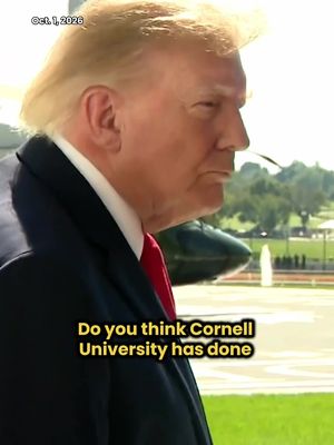 President Trump responded to a question about the reopened criminal investigation into allegations of a 2024 gang rape at Cornell University, saying he did not know much about the case but was sure the school would “do what’s right.” A former Cornell student, identified as Jane Doe, alleges in a civil lawsuit that seven Chi Phi fraternity members sexually assaulted her after she became heavily intoxicated. The Tompkins County District Attorney’s Office reopened the criminal investigation this week and plans to present the case to a grand jury.