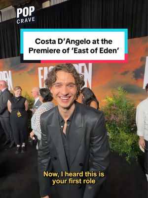 Costa D’Angelo talks to Pop Crave about ‘East of Eden’ being his first acting gig since elementary school, gardening, and soccer.