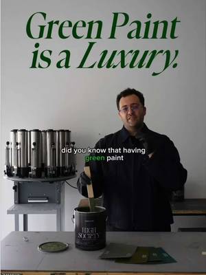Green paint is a luxury for a home?🍃