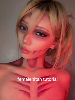 WELCOME TO DAY 1/31 of HALLOWEEN MAKEUP LOOKS.. today we have the finest Titan from aot: Annie Leonhardt #cosplay #aot #halloweenmakeup #femaletitan #tutorial 
