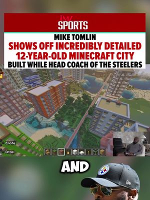 Mike Tomlin finally revealed the insane Minecraft city he’s spent 12 YEARS building… complete with skyscrapers, aquariums, hotels and more. 🤯🎮 While most fans are blown away by the detail, Steelers fans and former players are joking that Pittsburgh’s playoff struggles started right around the same time Tomlin started building his virtual empire. 🤯