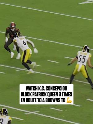 the little things making a big deal 🔥 #kcconcepcion #clevelandbrowns #nfl 