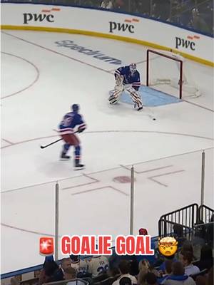 IGOR SHESTERKIN FROM HIS OWN NET 😳🔥 #NHL #hockey #rangers 