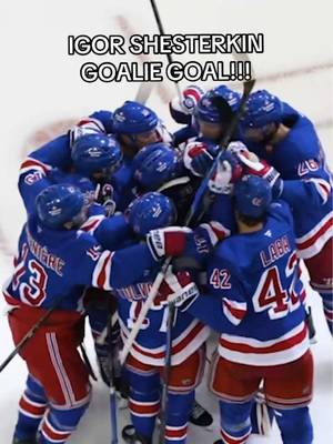 CAN YOU BELIEVE IT!!!!  #nyr #goalie #igor #goal #hockey 